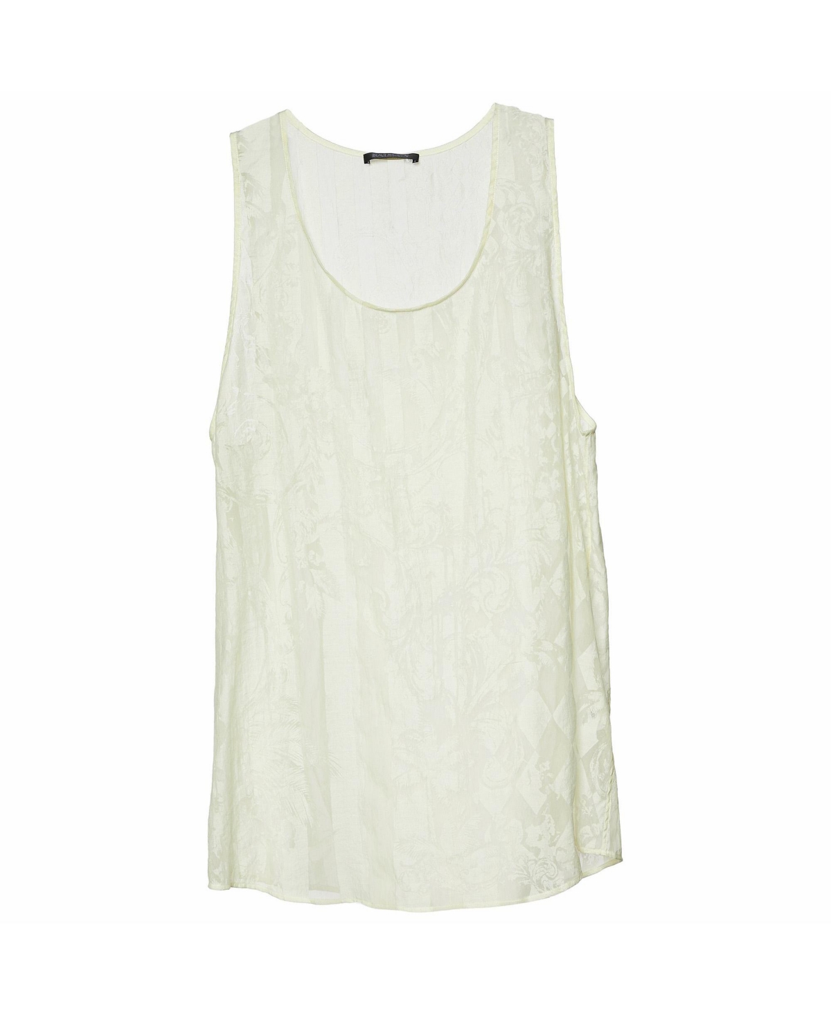 Pre-Owned Balmain Women's Harlequin Jacquard Sleeveless Viscose Tank Top