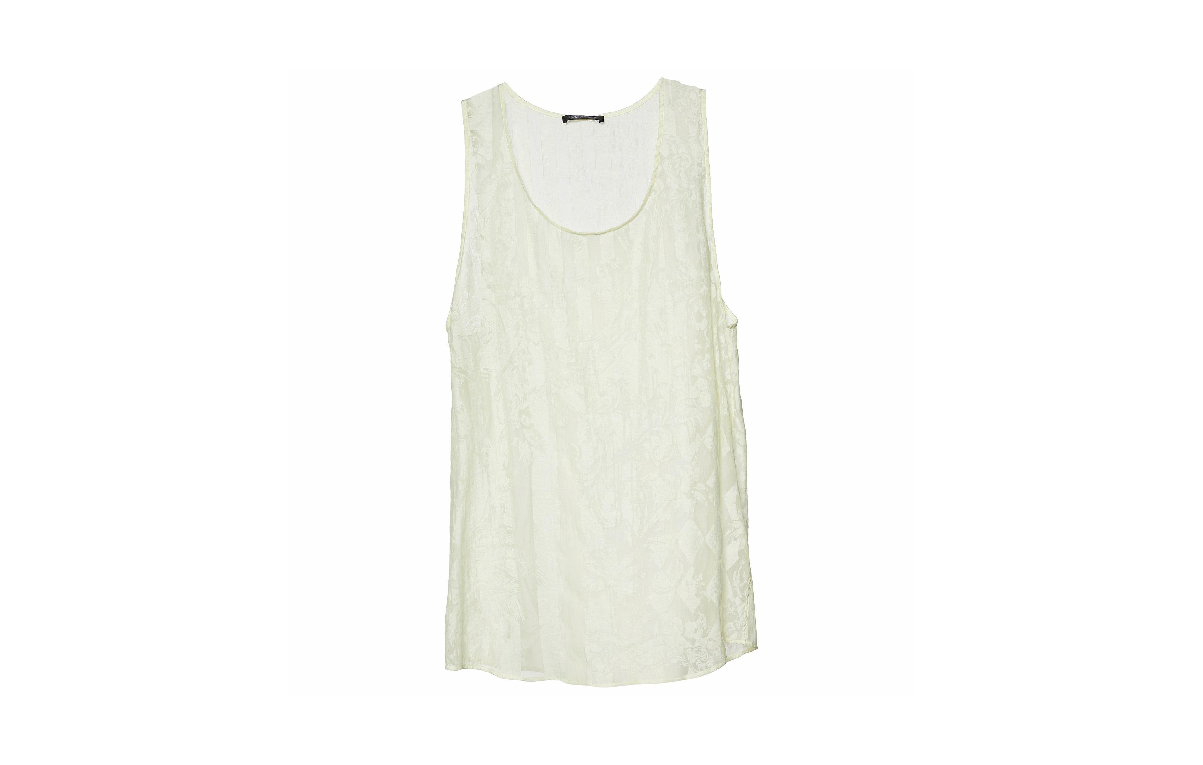 Pre-Owned Balmain Women's Harlequin Jacquard Sleeveless Viscose Tank Top
