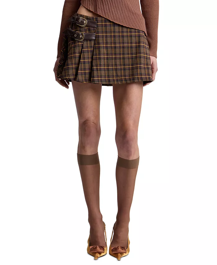 Women's Belted Mini Skort