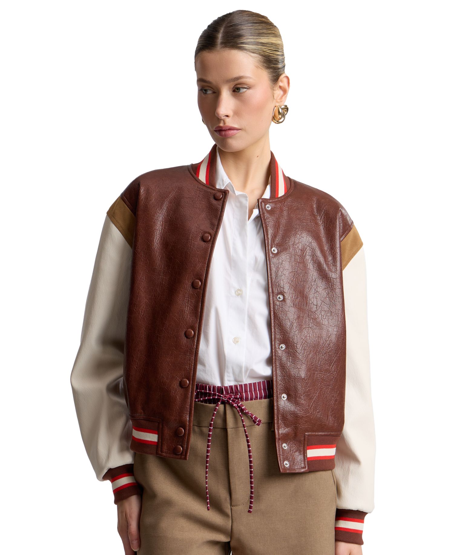 Women's Logo Varsity Colorblock Jacket