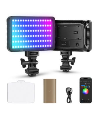 RGB176 LED Video Light with 4000mAh, CRI95, RGB
