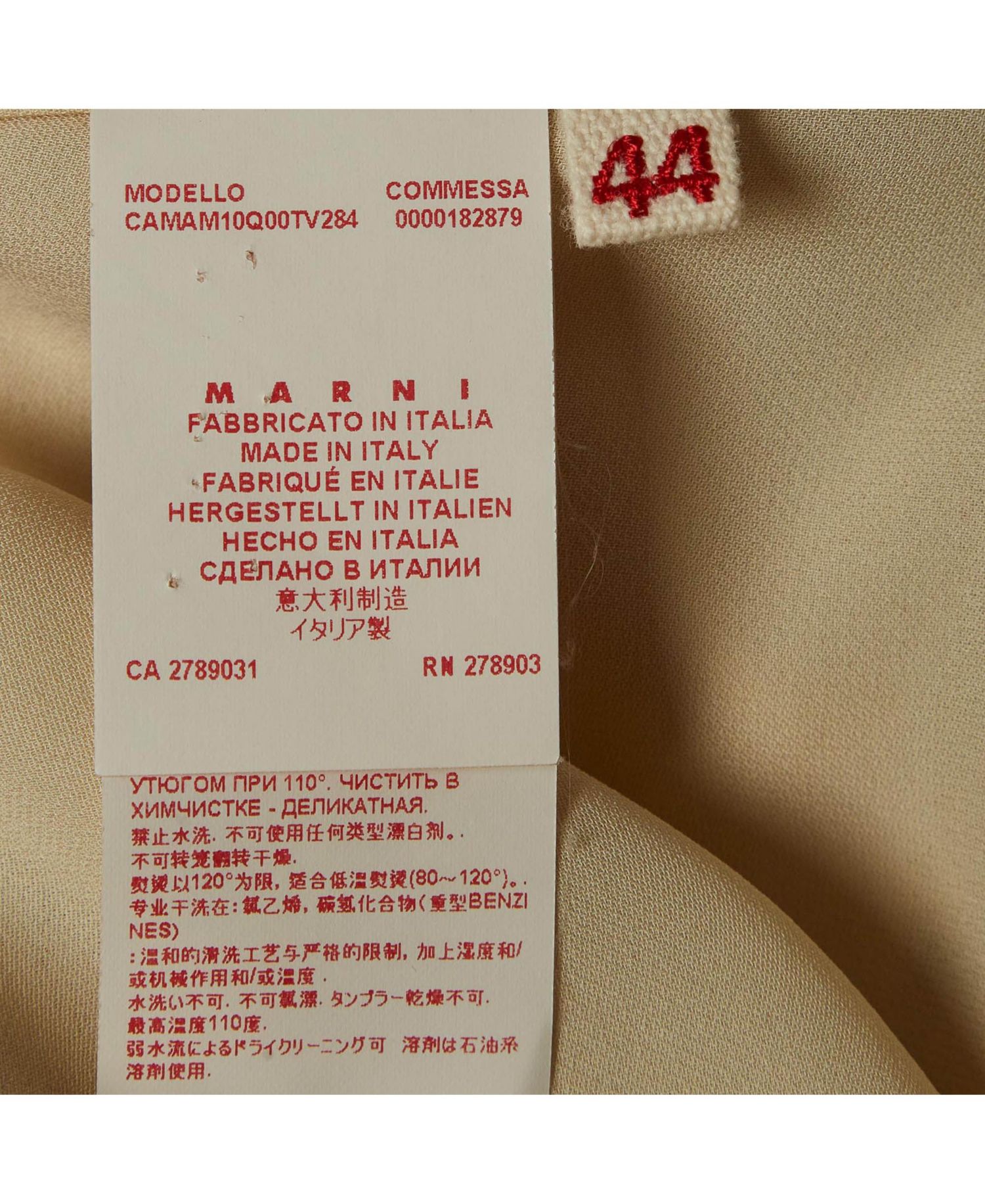 Women's Crepe Top with Contrast Collar