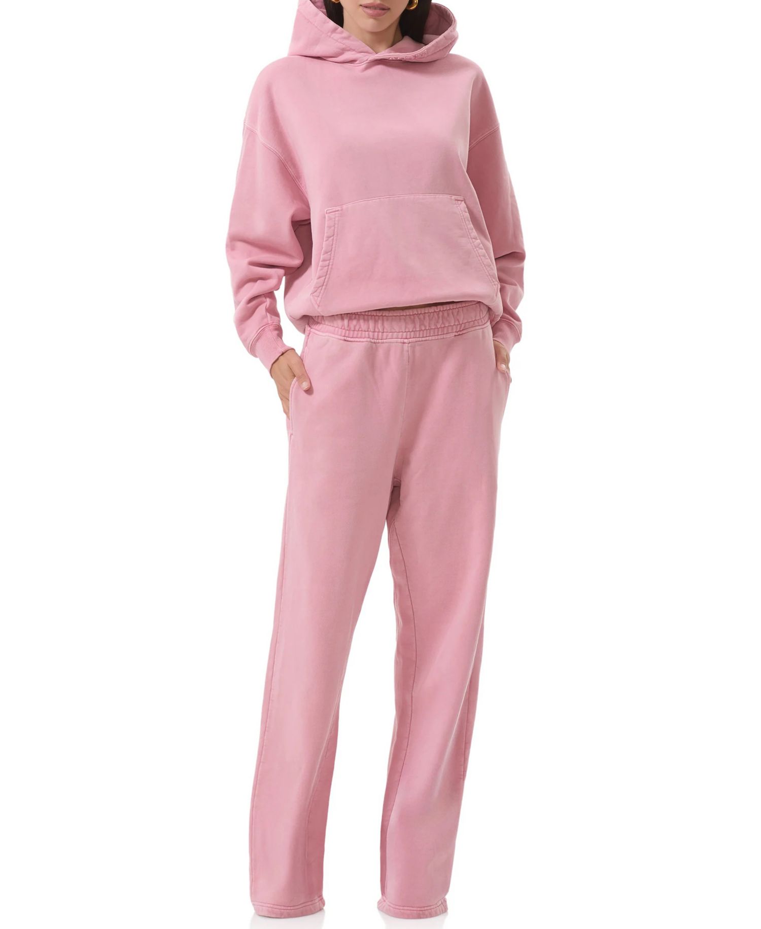 Women's Straight-Leg Cotton Sweatpants