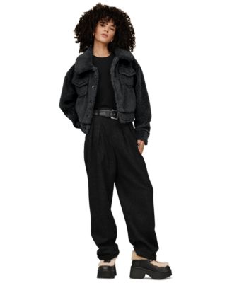 UGG Women's Frankie Collared Neck Short Trucker Jacket