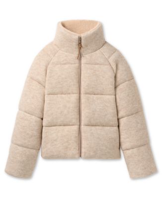 UGG Women's Vareta Stand Collar Knit Puffer Jacket