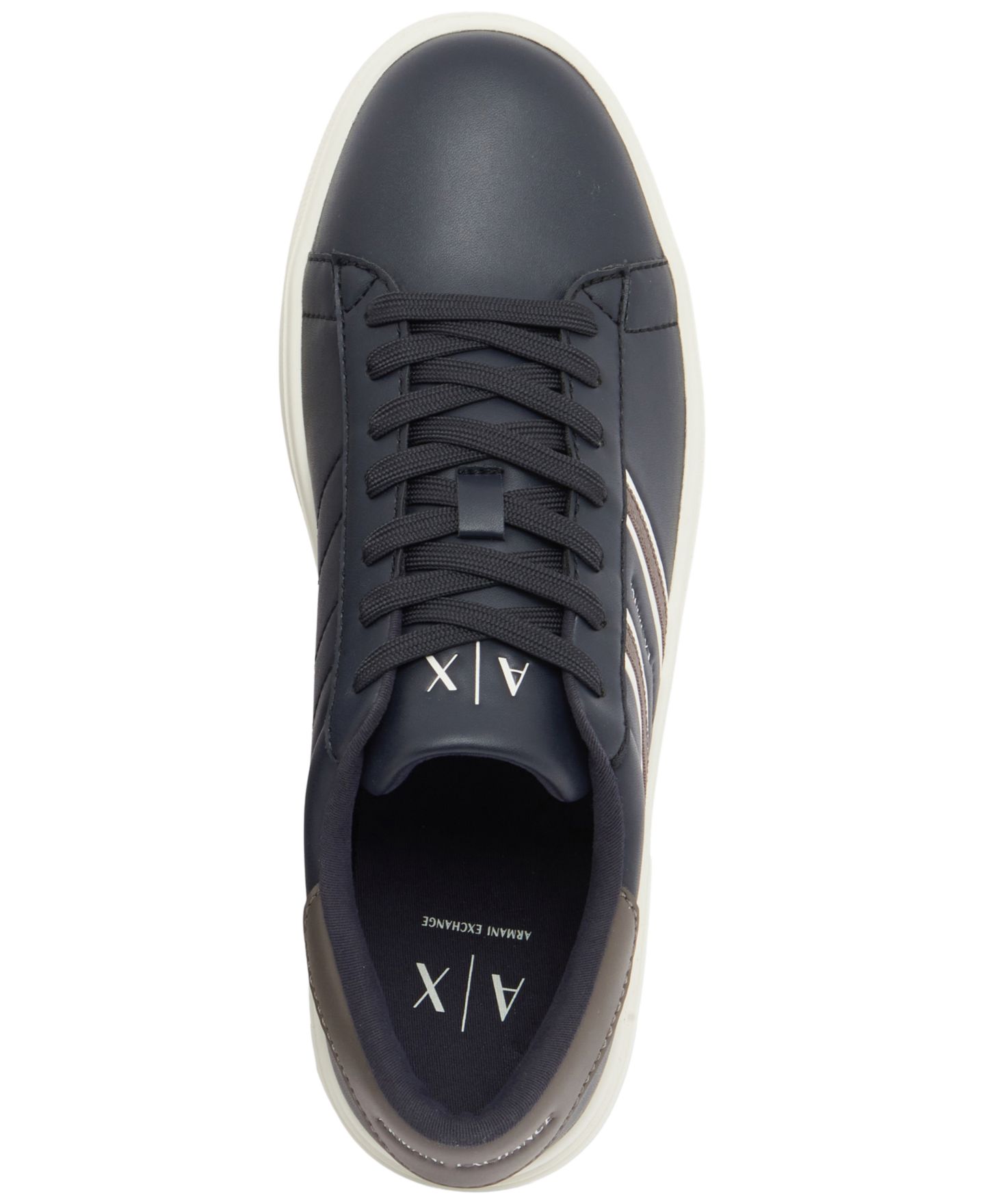 Мужские кроссовки A|X Armani Exchange London, цвет: Глубокий тёмно-синий — фото 4