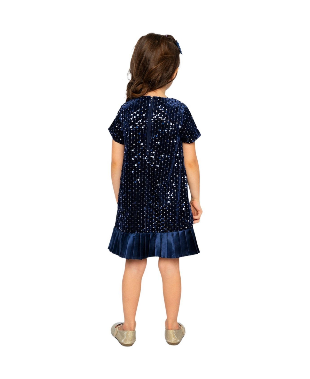 Deux par Deux Toddler Girl's (2T-5T) Short Sleeve A-Line Dress
