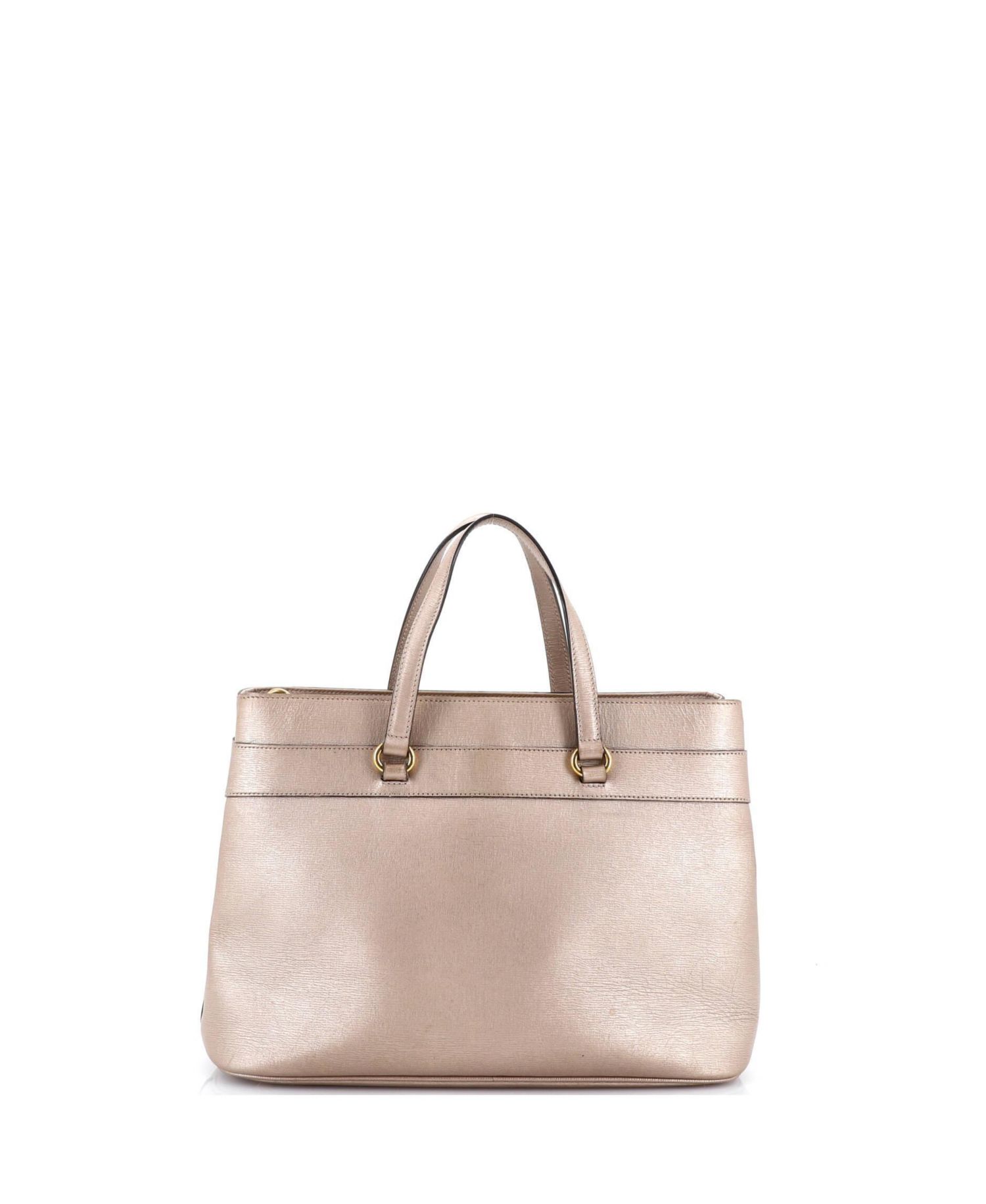 Medium Bright Bit Convertible Tote Leather