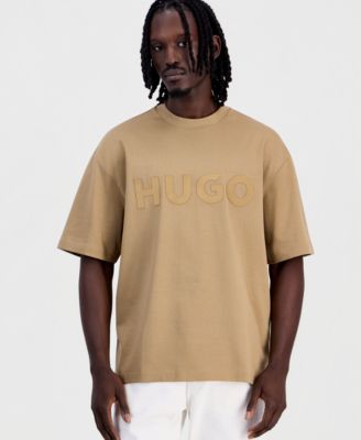 HUGO by Men's Dinkee Oversized-Fit Logo T-Shirt
