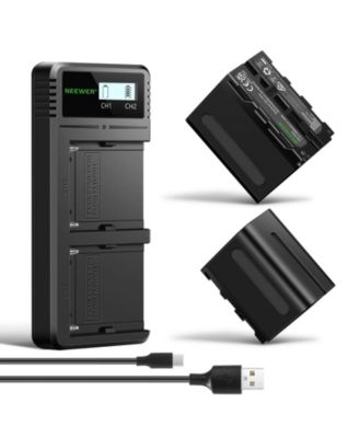 NP-F970 Camera Battery and Charging Accessory with 7800mAh, Type C for select Sony NP-F-series devices