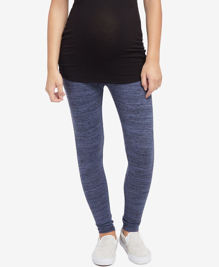 Mamalicious Maternity - Leggings senza cuciture marrone cioccolato in coordinato