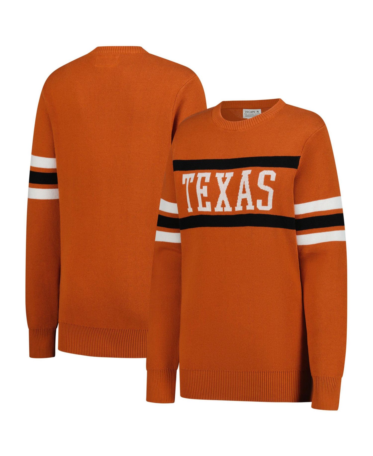 Men's and Women's Texas Orange Texas Longhorns Renew Knit Vintage Sweater