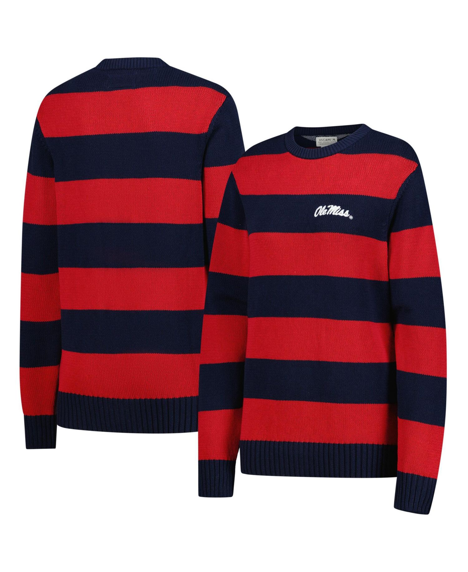 Men's and Women's Navy Ole Miss Rebels Renew Knit Stadium Sweater