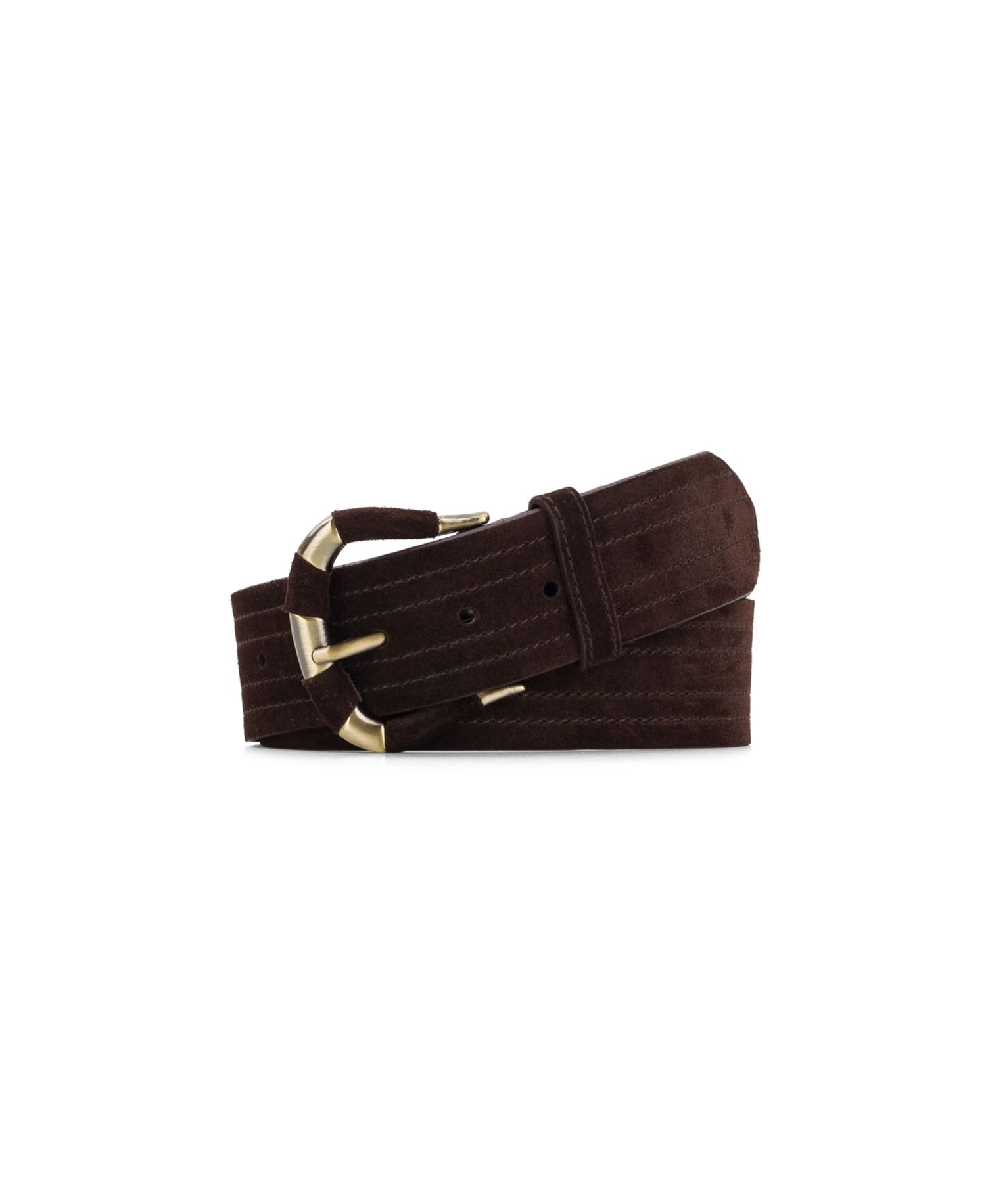 Lars Burnished Suede Belt