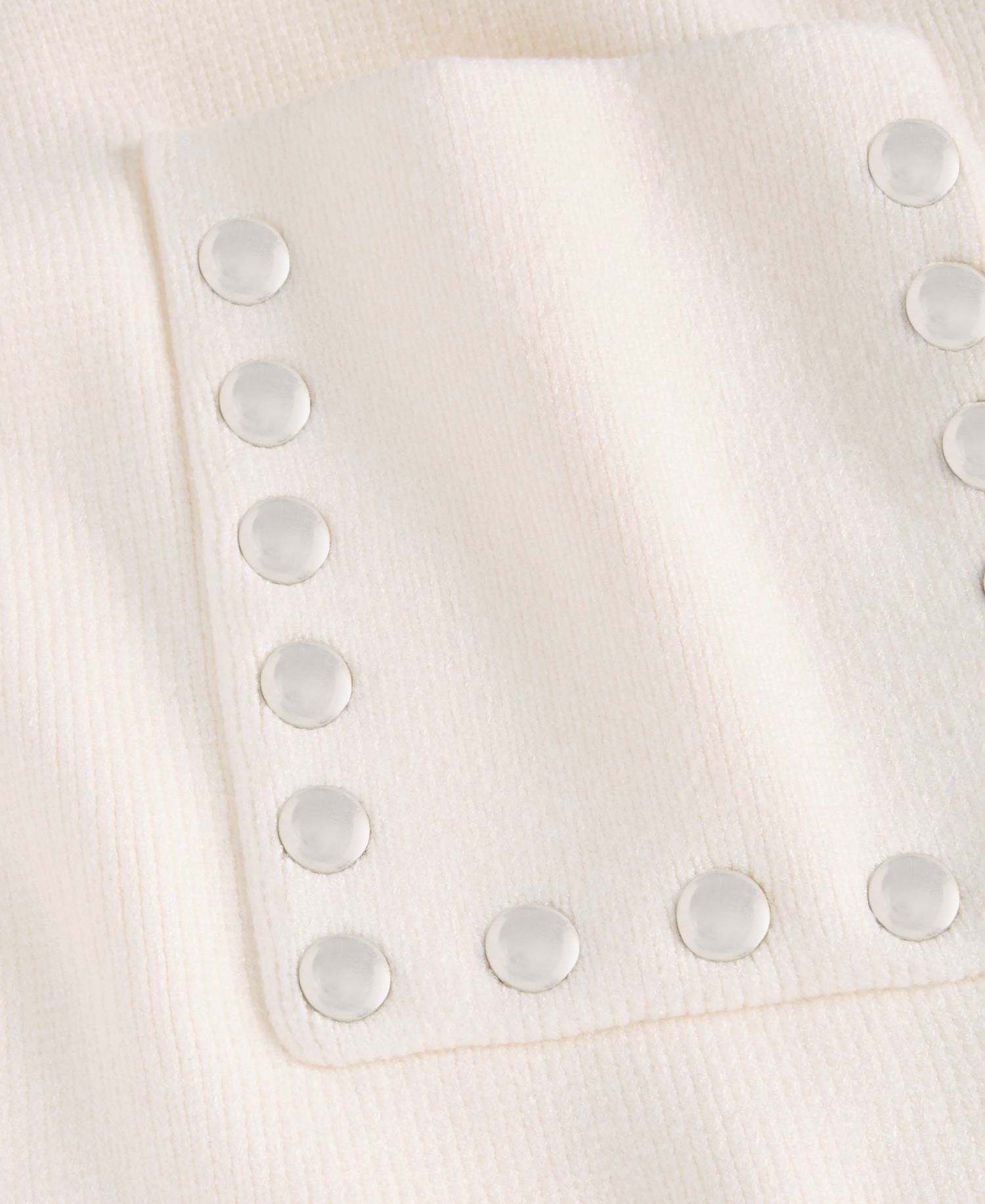 Petite Studded Belted Cardigan