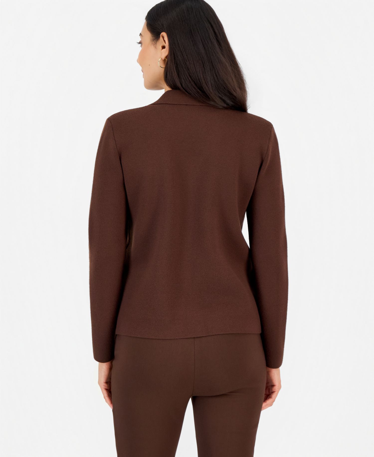 Petite Button-Front Cardigan