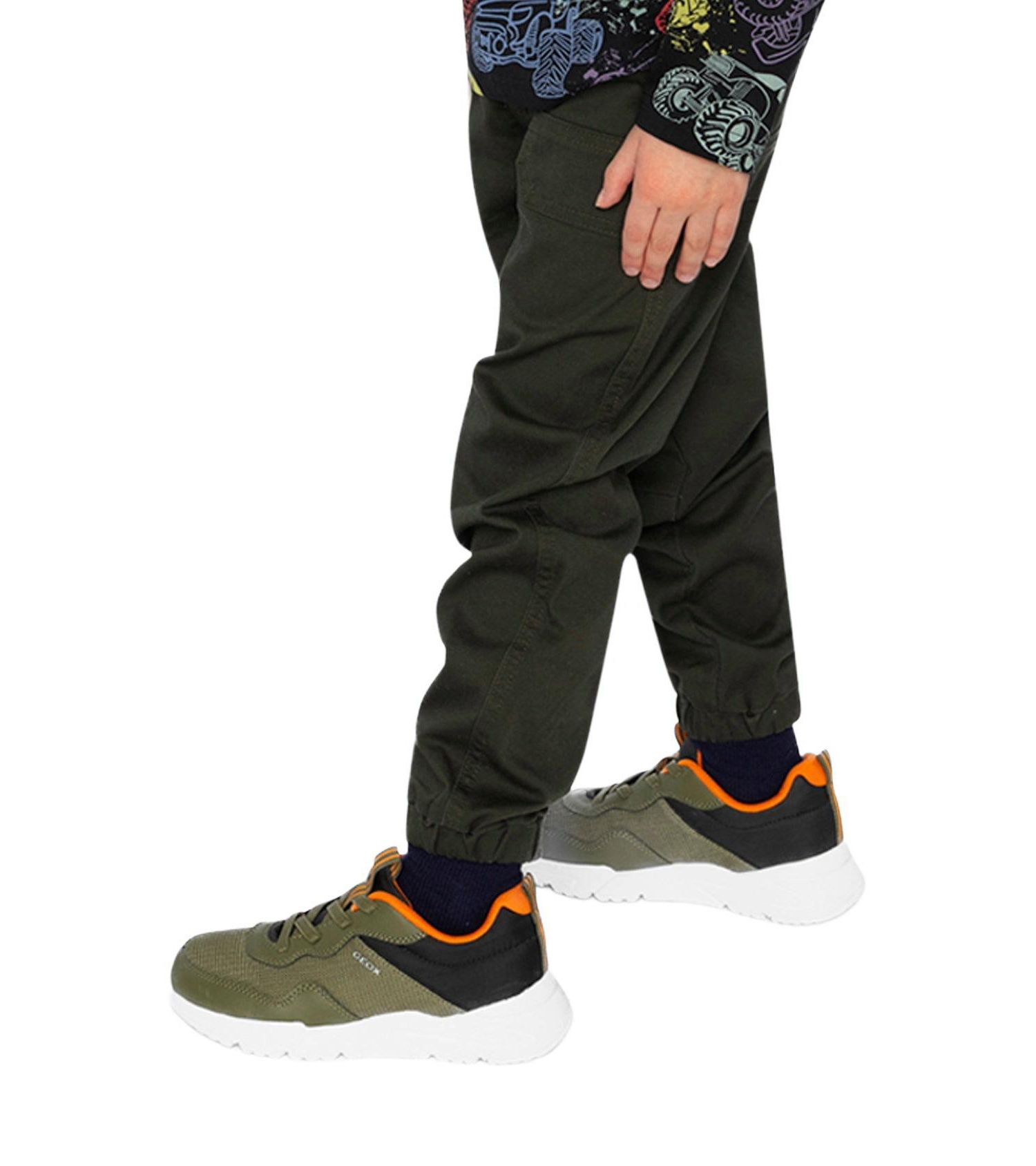Little and Big Boy (6-12) Stretch Canvas Jogger Pants