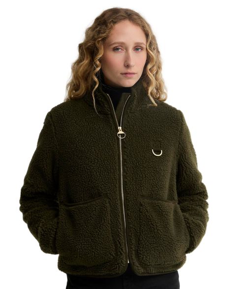 Женская куртка Barbour Elenora Casual Fleece, цвет: Оливковый