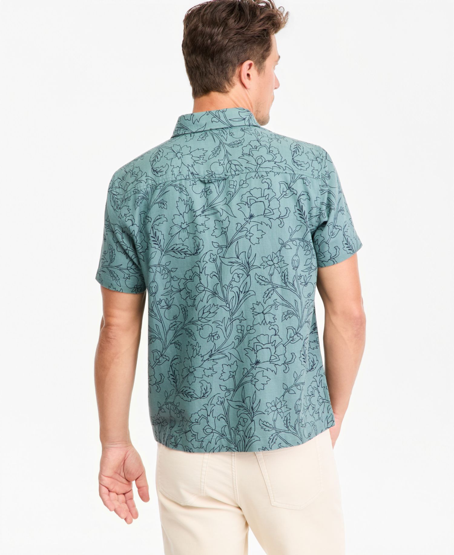 Men's Short-Sleeve Tony Floral Shirt
