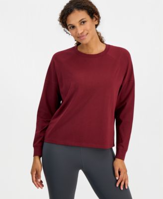 Women's Oversized-Fit Boyfriend Long-Sleeve T-Shirt