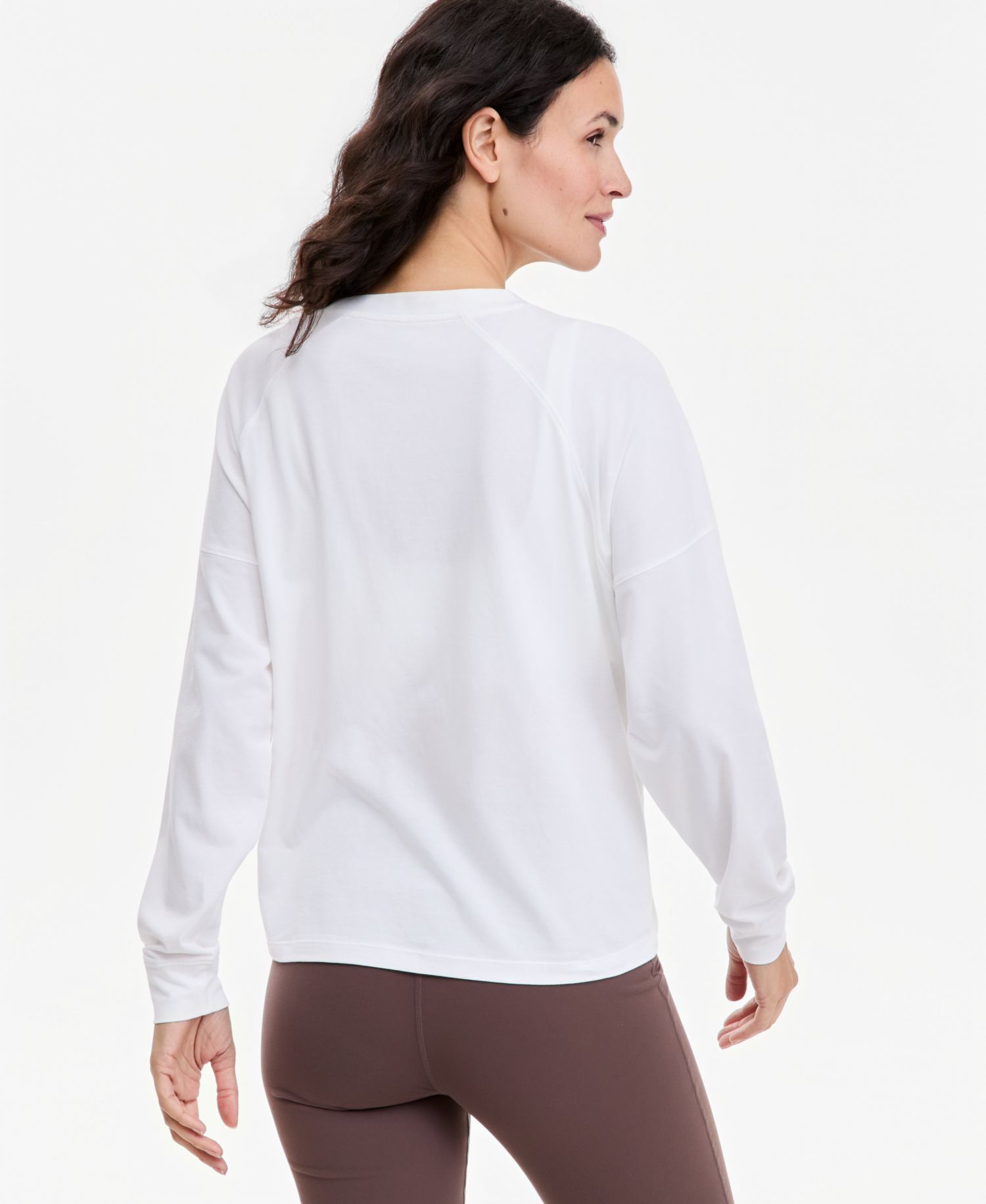 Women's Oversized-Fit Boyfriend Long-Sleeve T-Shirt