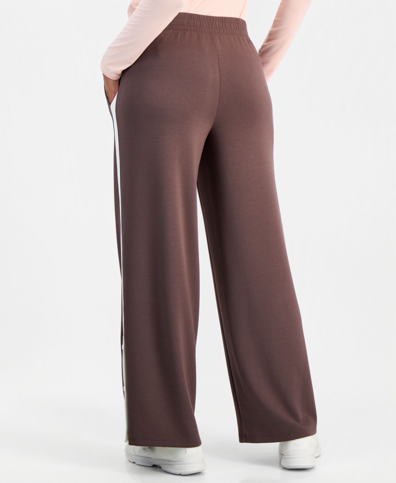Women's Wide-Leg Butter-Soft Striped Pants