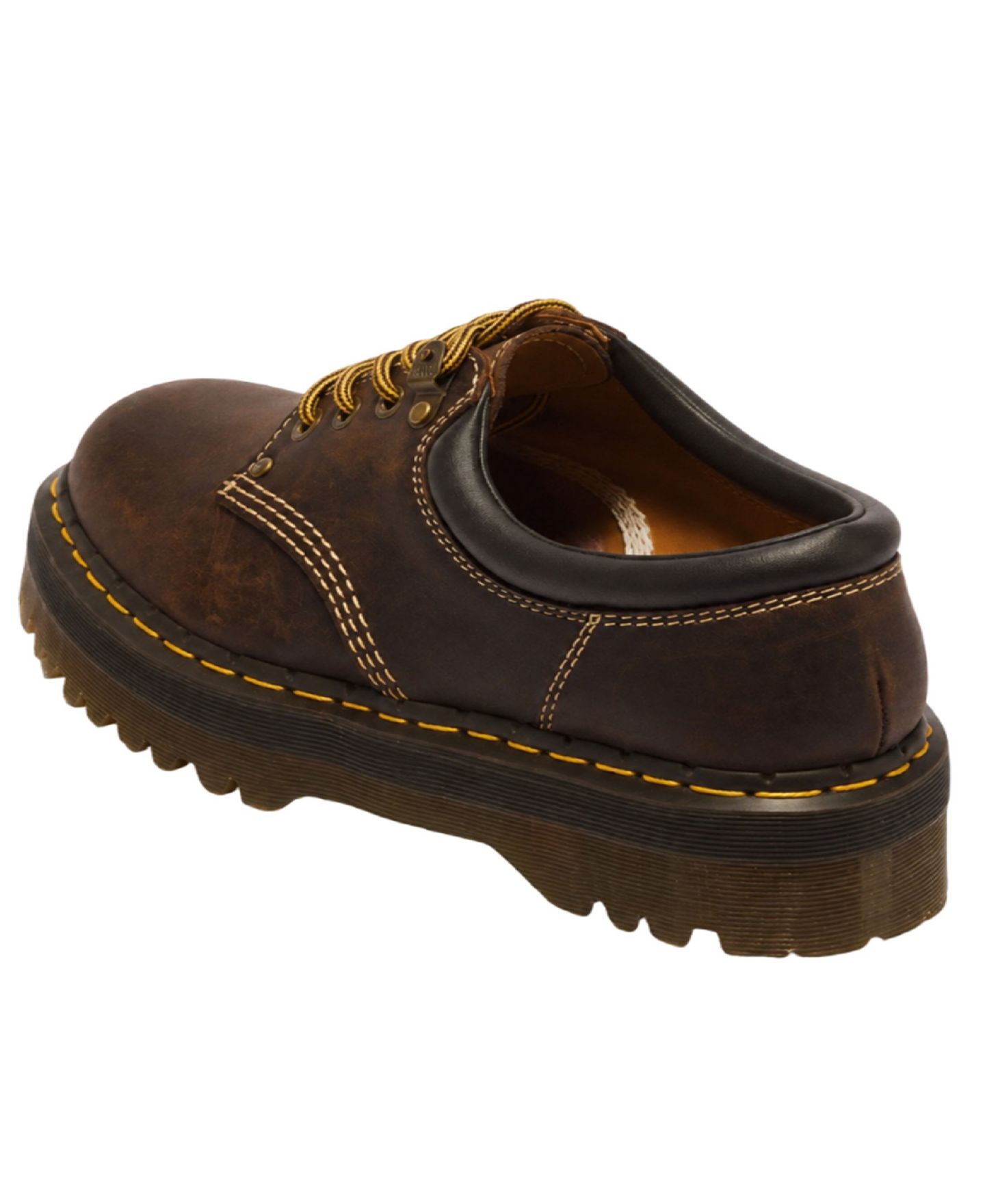 Женские кроссовки Dr. Martens 8053 Quad Arc Leather Lace-Up Casual, цвет: Тёмный коричневый — фото 3
