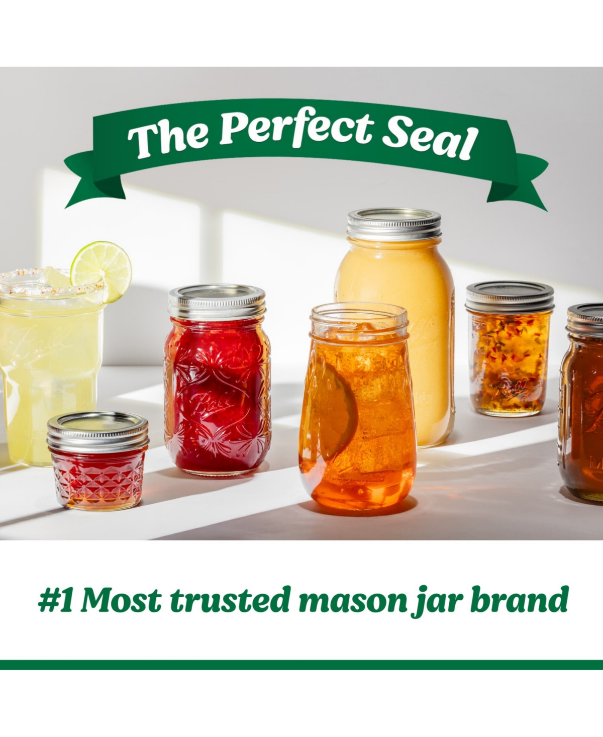 Ball Mason Jar Vacuum Sealer Kit with Handheld Sealer and Jar Seal Lids - Wide Mouth