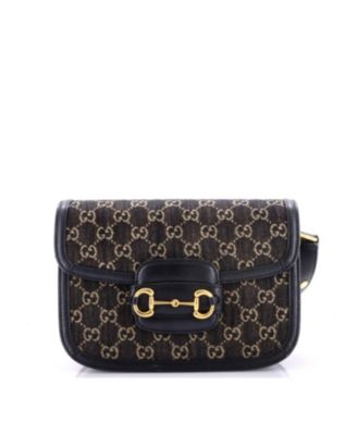 Small Horsebit 1955 Shoulder Bag GG Denim