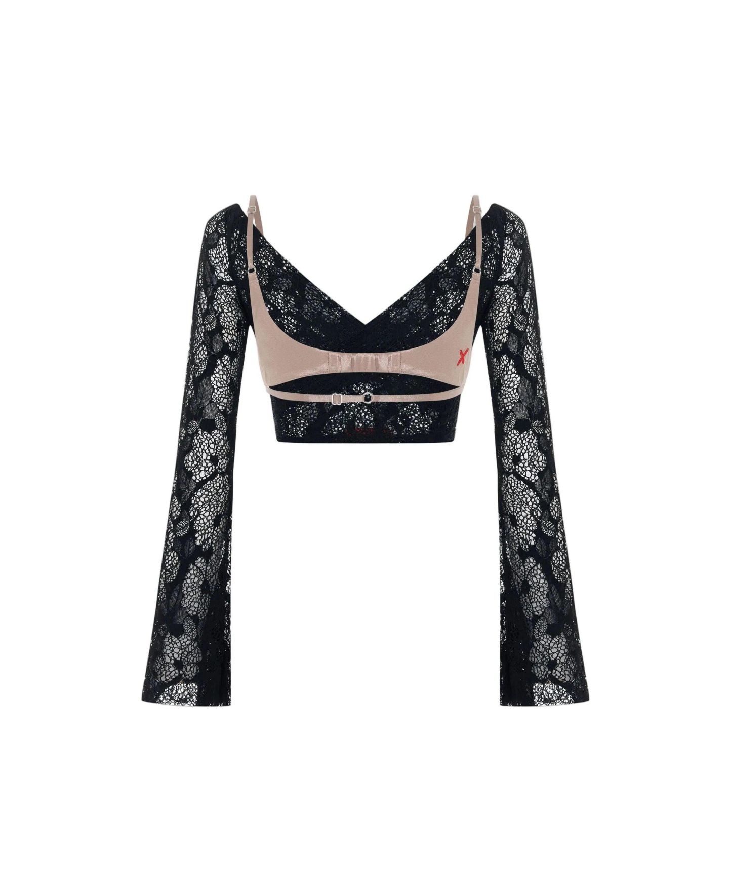 Женский топ PCFG The Party Edit Lace Body with Contrast Bust Panel — фото 5