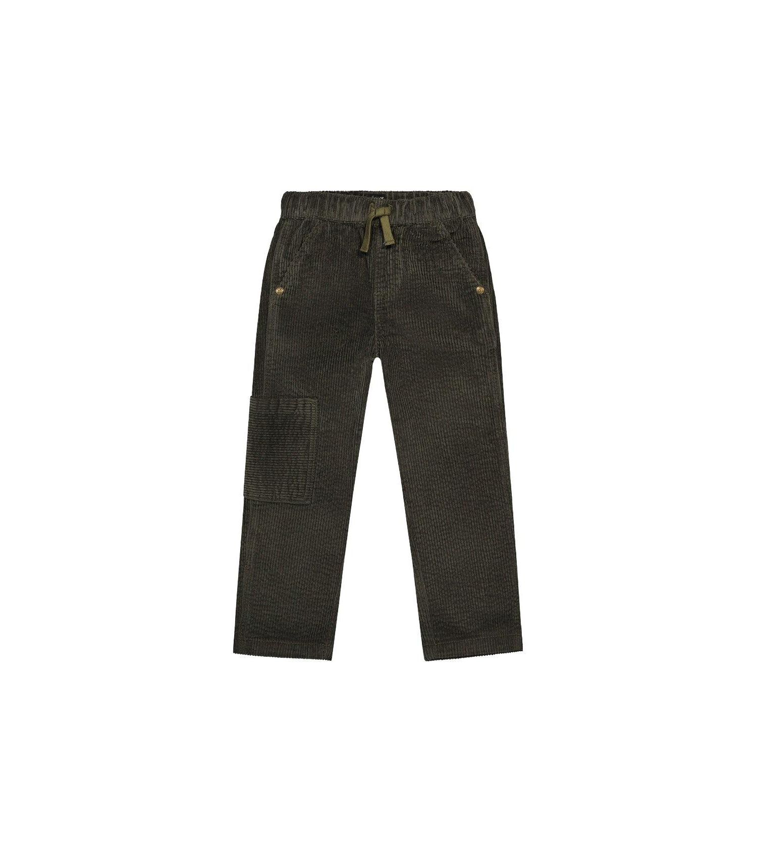 Little and Big Boy Stretch Corduroy Pants with Cargo Pocket