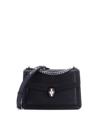 Small Serpenti Forever Shoulder Bag Quilted Leather