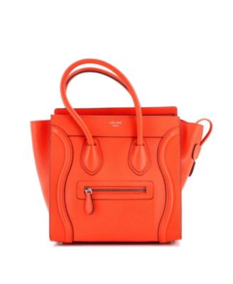 Micro Luggage Bag Grainy Leather