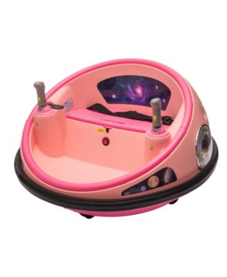 26.4 x 26.4 x 15.7 Inch Kids Electric Bumper Car with Remote, 12V Ride On Battery Powered Toy, 2 MPH Low Speed for Indoor Outdoor Fun
