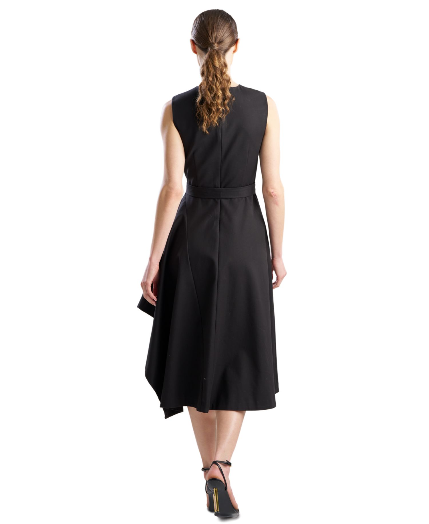 Women's Crew Neck Midi Dress