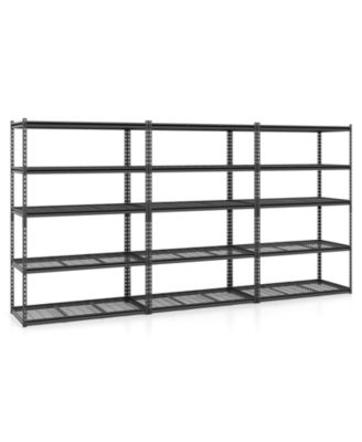 5-Tier Heavy-Duty Utility Shelf with Adjustable Wire Racks, 2000 lbs Capacity