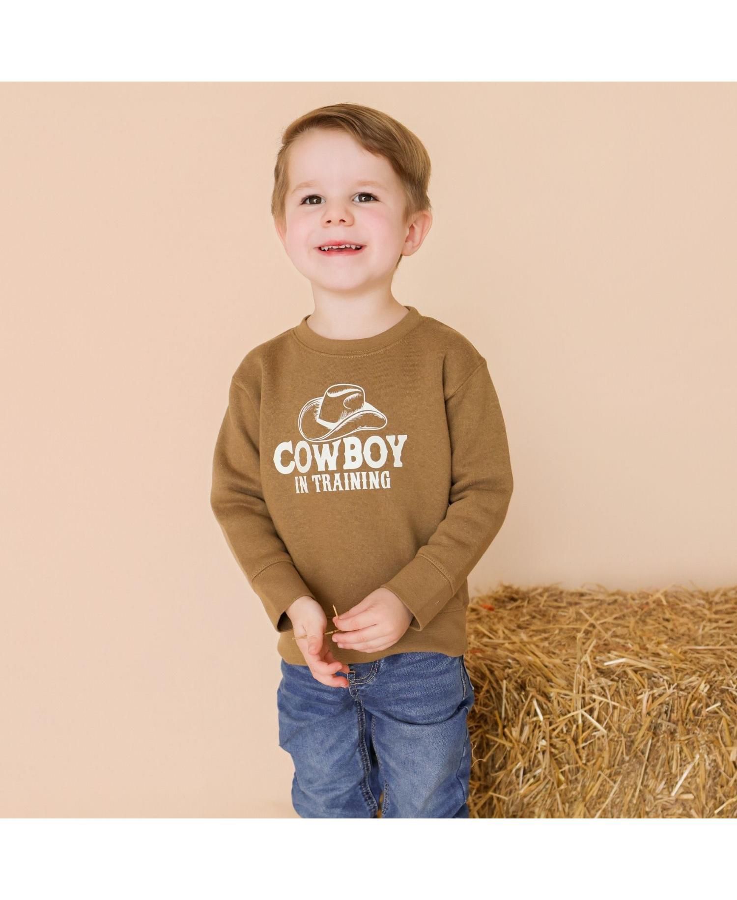 Big Boys Cowboy In Training Western Sweatshirt