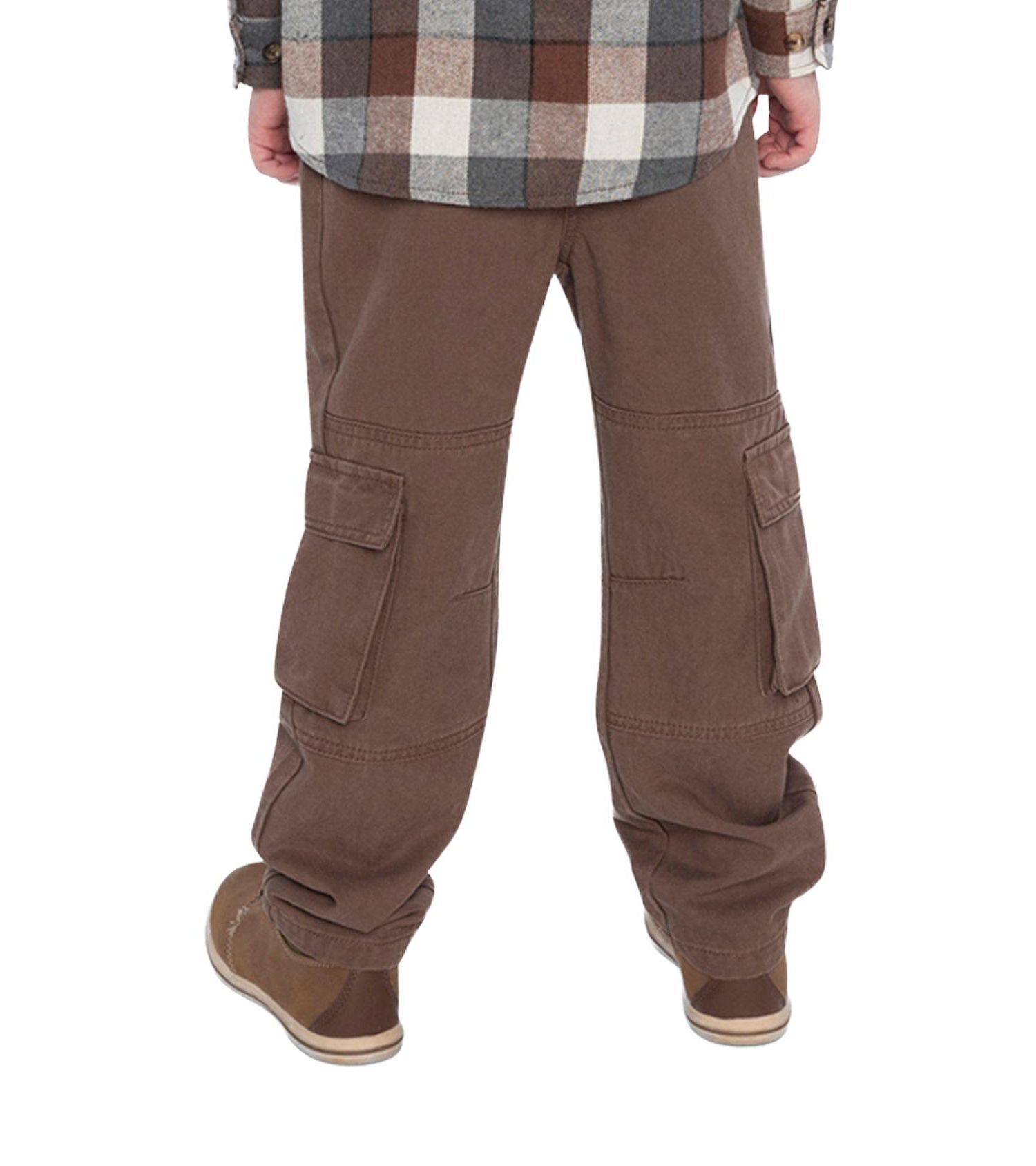 Little Boys (6-12) Twill Pants with Cargo Pockets