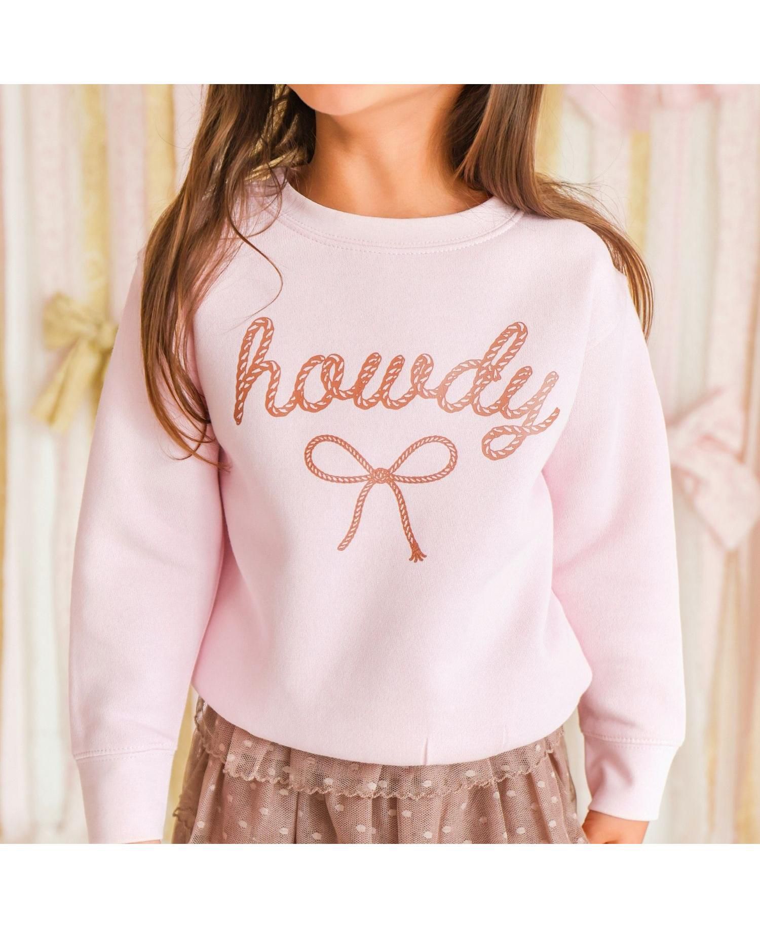 Big Girls (10-12) Howdy Darling Western Sweatshirt