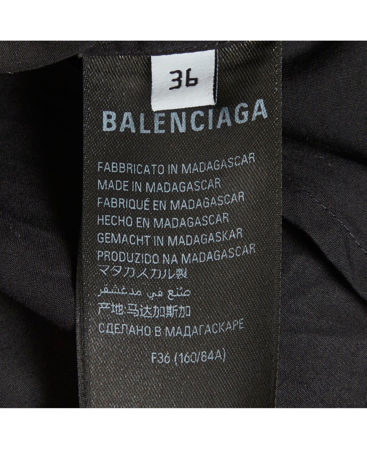 Pre-Owned Balenciaga Women's Oversized Logo Popover Shirt