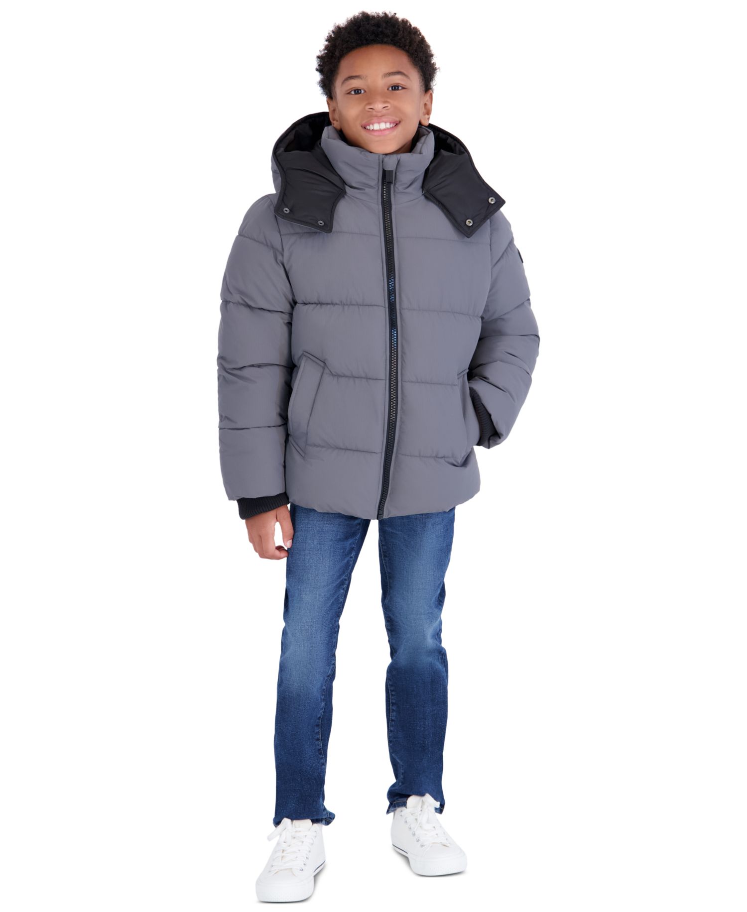 Boys' 5-20 Ripstop Puffer Jacket