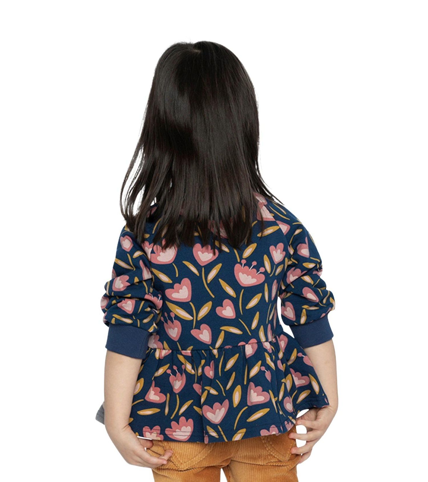 Girls' (6-8) French Terry Top