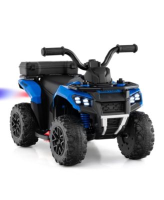 Kids Ride-On ATV 6V with Spray, Music and Rear Storage Box