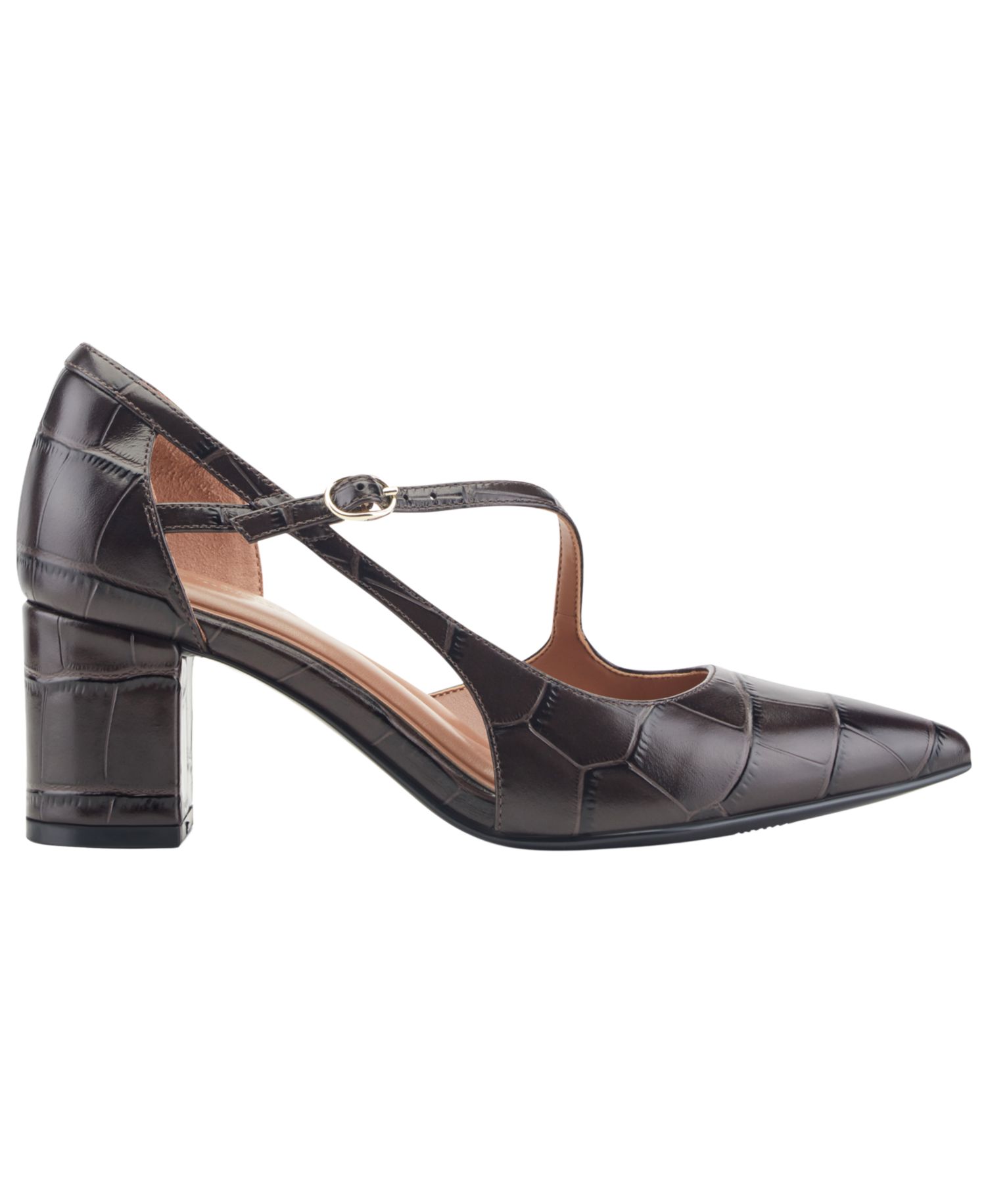 Women's Nerina eFlex Leather d'Orsay Asymmetrical Pumps