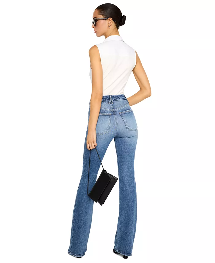 Petite High-Rise Bootcut Jeans - thumbnail 4