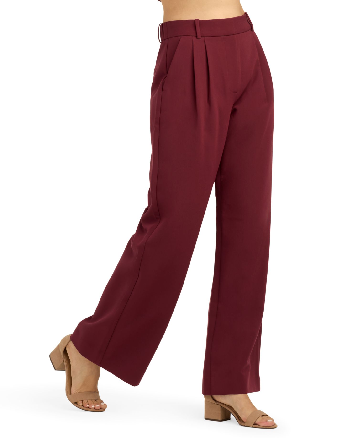 Juniors' Soft Stretch Wide-Leg Pants