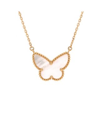 Lucky Alhambra Butterfly Pendant Necklace