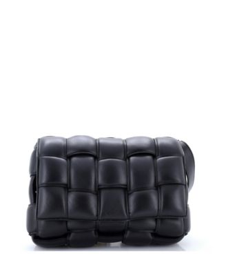 Cassette Crossbody Bag Padded Maxi Intrecciato Leather