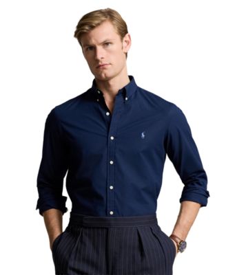Men's Slim-Fit Stretch Poplin Shirt