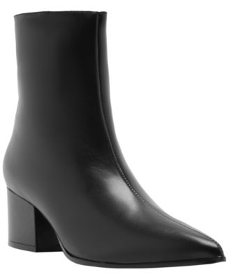 Women's Ally Mid Block Pointed Toe Dress Booties